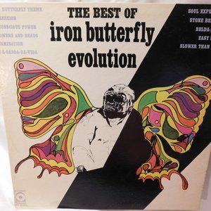 The Best of Iron Butterfly Evolution LP Vinyl Record 1971 Vintage